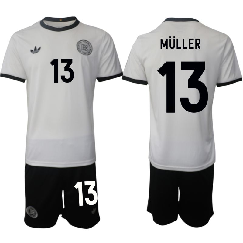 Men 2025-2026 Season Germany home white 13 Soccer Jersey